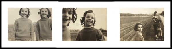 Sœurs jumelles- Photo noir et blanc